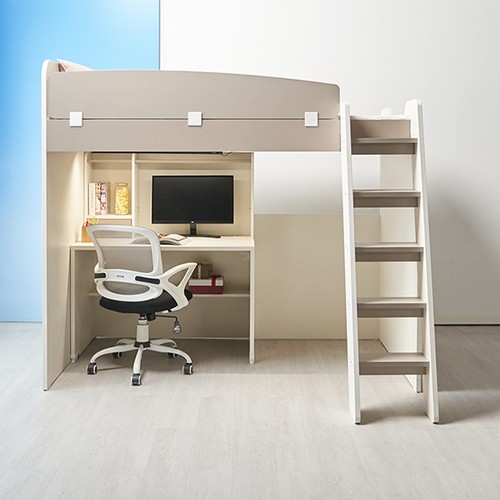 에보니아 허밍 사다리형 기본형 벙커침대 SS