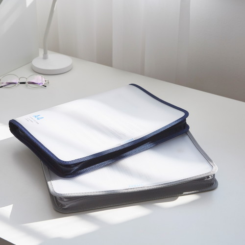 시스맥스  지퍼 화일케이스 블루_ 334485