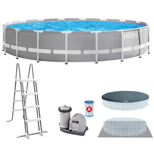 인텍스 프리즘 프레임 원형풀장 5종세트 초대형 (26732)