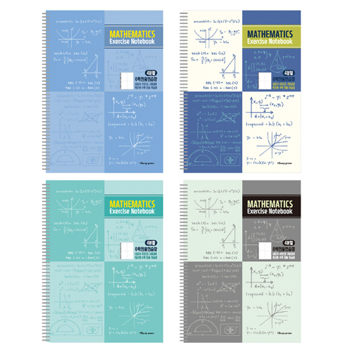 영그린  3000 4분할 수학노트 수학연습장