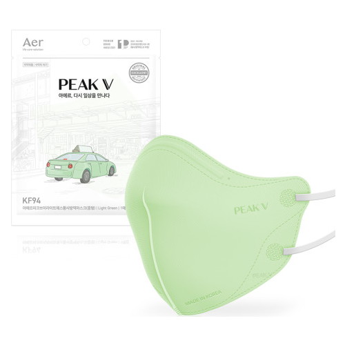 아에르 피크 V 라이트 마스크 중형 KF94