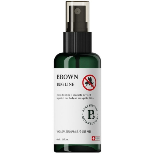 브라운 버그라인 모기 벌레 기피제 60ml 3개