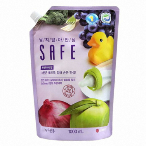 세이프 천연 미네랄 주방세제 리필형 1000ml 6개