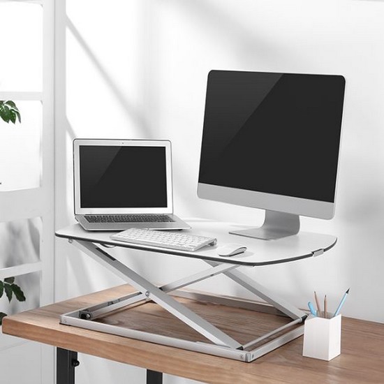 동서가구 스카온 스탠딩 높이조절 초슬림 책상 DF643337