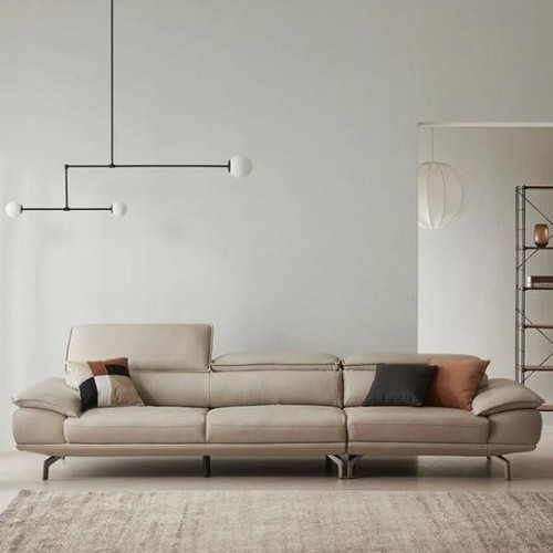 한샘 아르떼 천연가죽 소파 4인용