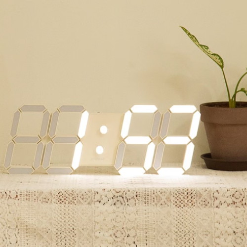 루미너스  WIFI 전파수신 LED 벽걸이 디지털 전자 벽시계