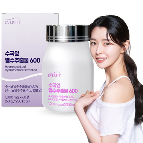 내츄럴플러스 에버핏 수국잎열수추출물 600 60캡슐