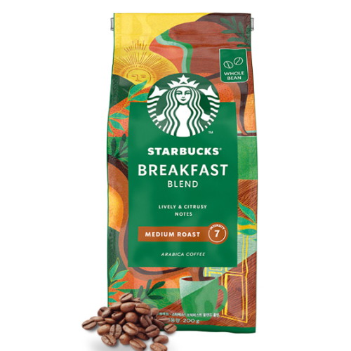 스타벅스  브렉퍼스트 블렌드 홀빈 200g