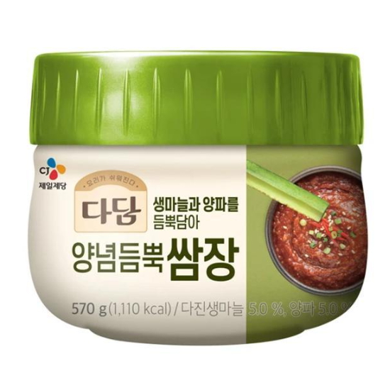 CJ제일제당 다담 양념듬뿍쌈장 570g 4개