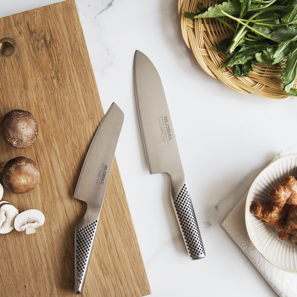 글로벌나이프  G-465 베이직 나이프 2종 세트