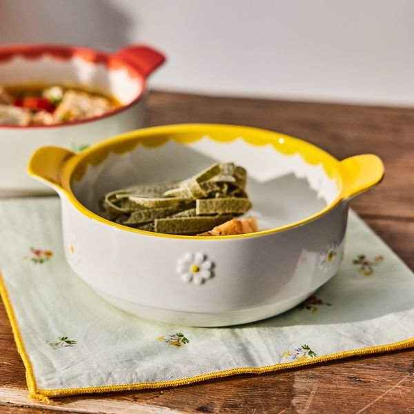 모던하우스 어썸데이 양손핸들 그라탕볼, L20.5, 895ml, 데이지