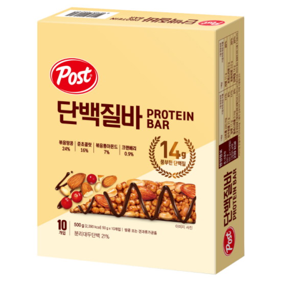 동서식품  포스트 단백질바 500g