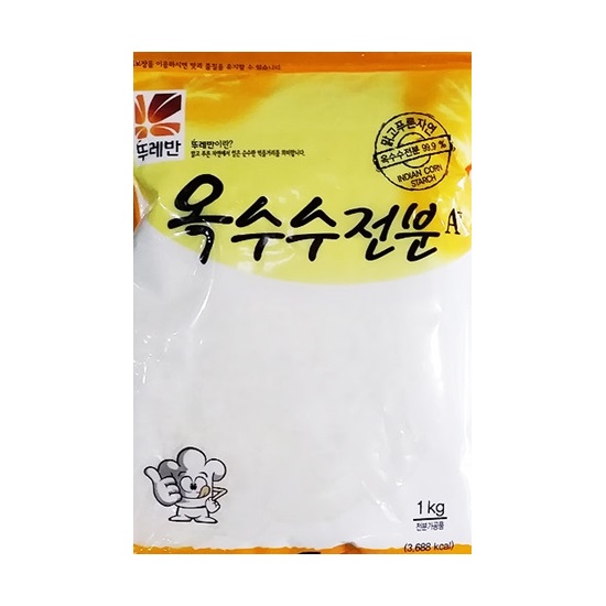 뚜레반 옥수수전분 1kg