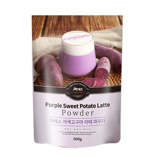 아레스  자색고구마 라떼 파우더 500g
