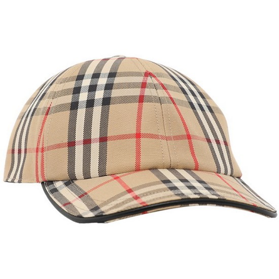버버리 빈티지체크 볼캡_8068041
