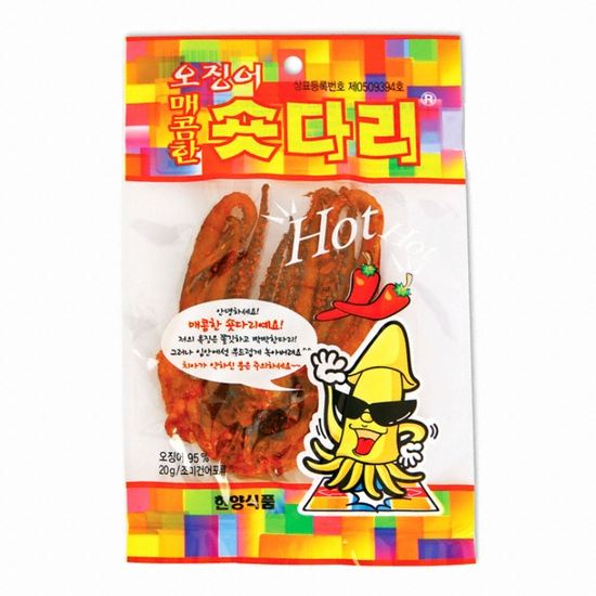한양식품  매콤한 오징어 숏다리 20g