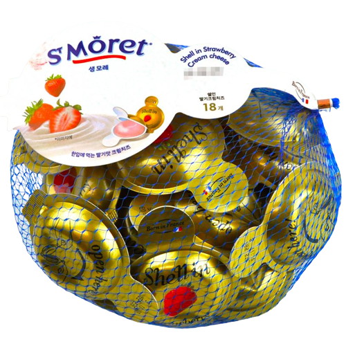 코스트코  생 모레 쉘인 딸기 크림치즈 360g 20g 18개 개별포장 아이스박스