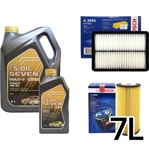 에스오일  세븐골드 5W30 + 보쉬필터 그랜져HG 2.2 디젤