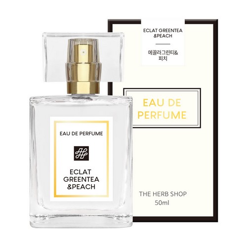 더허브샵 에끌라그린티 앤 피치 오 드 퍼퓸 50ml 1개 - 에누리 가격비교