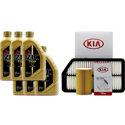 SK엔무브 ZIC 탑 5W30 + 순정필터 쏘렌토MQ4 디젤
