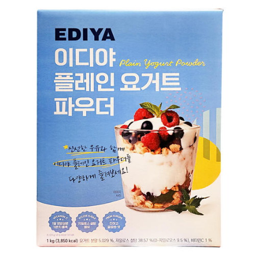 이디야  플레인 요거트 파우더 1kg
