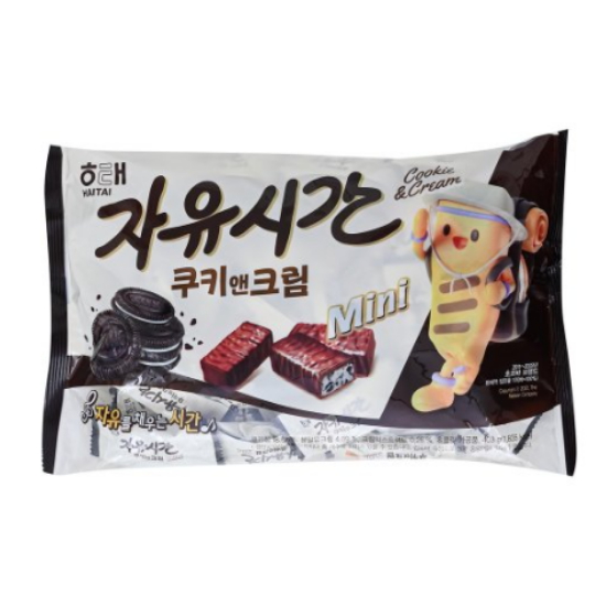 해태제과  자유시간 쿠키엔크림 미니 408g 2개