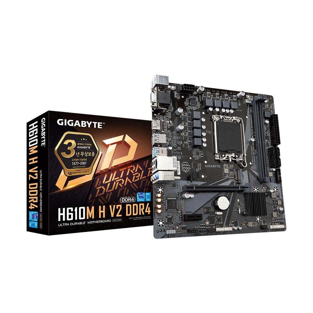 GIGABYTE  H610M H V2 D4 제이씨현