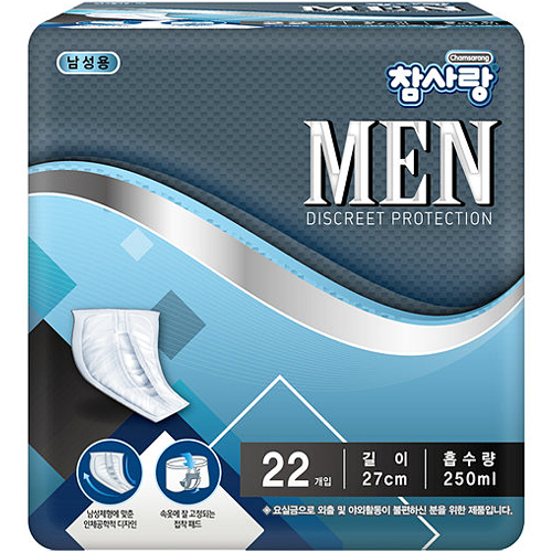 참사랑 맨 패드 남성용 요실금 패드 22개