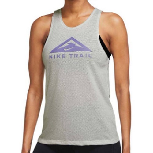 나이키  Womens Dri-FIT Trail Running Tank DM7571-079 White/Violet SZ XS-2XL ..