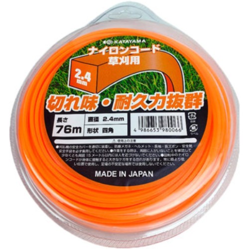 카타야마 예초기용 사각 나일론날 KN-4-76