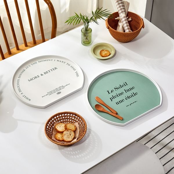 모던하우스 레터링 반달 쟁반 2종 세트