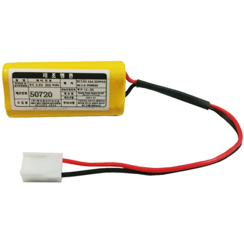 니켈카드뮴 3.6V AAA 300mAh(1+2) (벌크)
