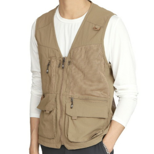 아재나라 멀티포켓 메쉬 등산조끼 WFVB3079