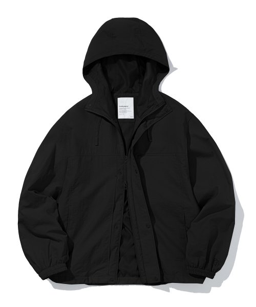 코드그라피 742861 CODEGRAPHY 컴피 워셔 후드 숏 자켓 블랙 CBCS1JP019BK