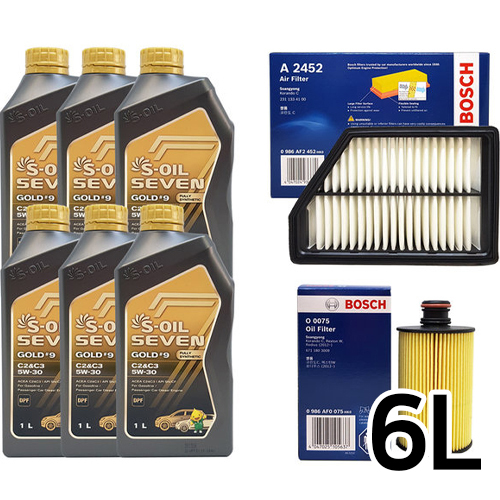 에쓰오일  세븐골드 5W30 + 보쉬필터 뉴코란도C 2.0 디젤