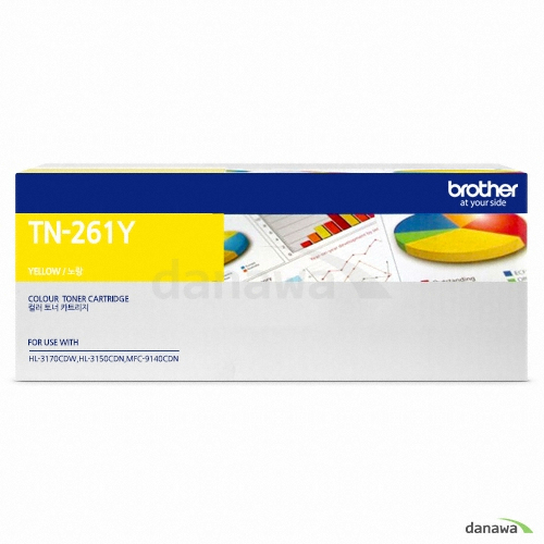 Brother  정품 TN-261Y 노랑