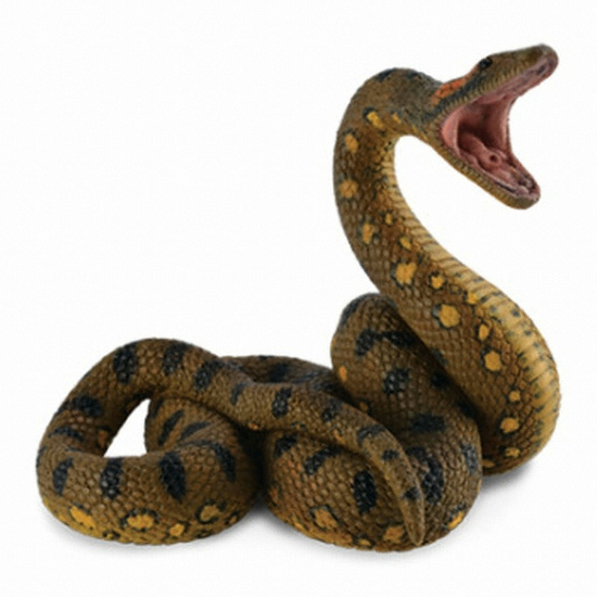 컬렉타  그린 아나콘다 야생 동물 피규어 장난감 모형