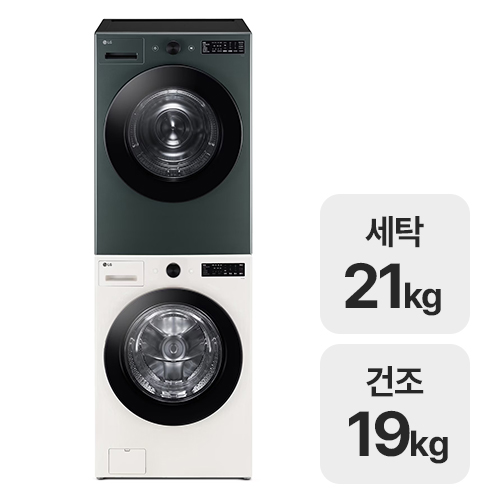LG전자 트롬 오브제컬렉션 FG21EN + RG19GN
