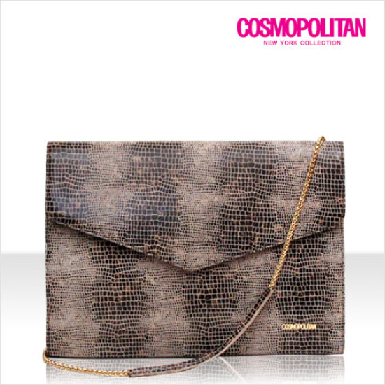 코스모폴리탄 돈피 파이톤 클러치겸 숄더백_CPB13B-C010-GR