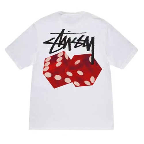 스투시 다이스 아웃 반팔 티셔츠 화이트 1904971