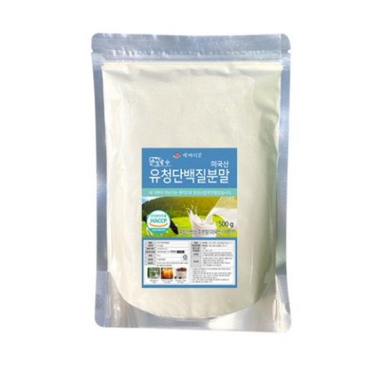 백세식품 WPC유청단백질분말 100% 500g 3통 독일산 HACCP 인증제품 - 에누리 가격비교