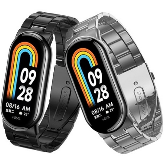 더조은셀러  샤오미 미밴드8 스트랩 밴드 메탈체인