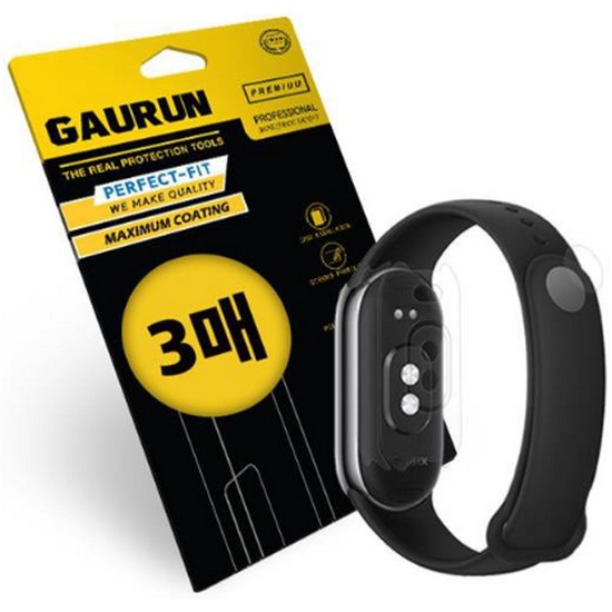 제이티앤디 가우런 샤오미 미밴드8 유광 측후면 3매+밴드 버클 보호필름 3매