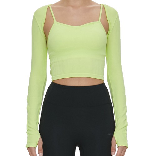 뮬라웨어 자카드 심리스 볼레로 AWSDTL031