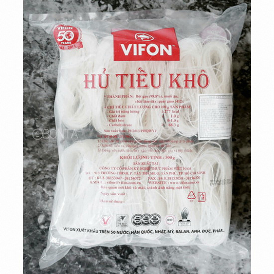 우리가스토리  비폰 베트남 쌀국수 건면 후티우코 500g 2mm