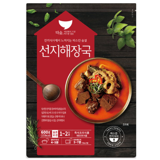 선미식품  선지해장국 600gx3팩