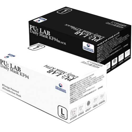 마스크팩토리 퓨랩 데일리 마스크 KF94 대형 화이트 50매입