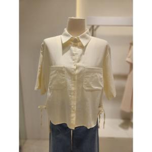 숲 여성 포켓 양사이드 셔링 셔츠 SZ7SS82