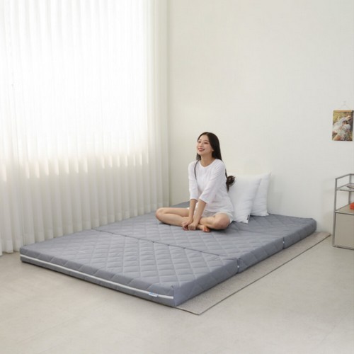 숙면연구소 3단 접이식 마약 토퍼 매트리스 SS