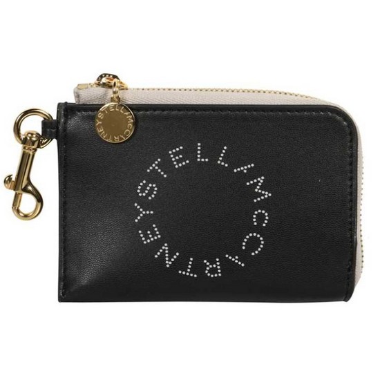 스텔라 럭셔리에비뉴 7P0007 W8856 1000 로고 키링 카드지갑